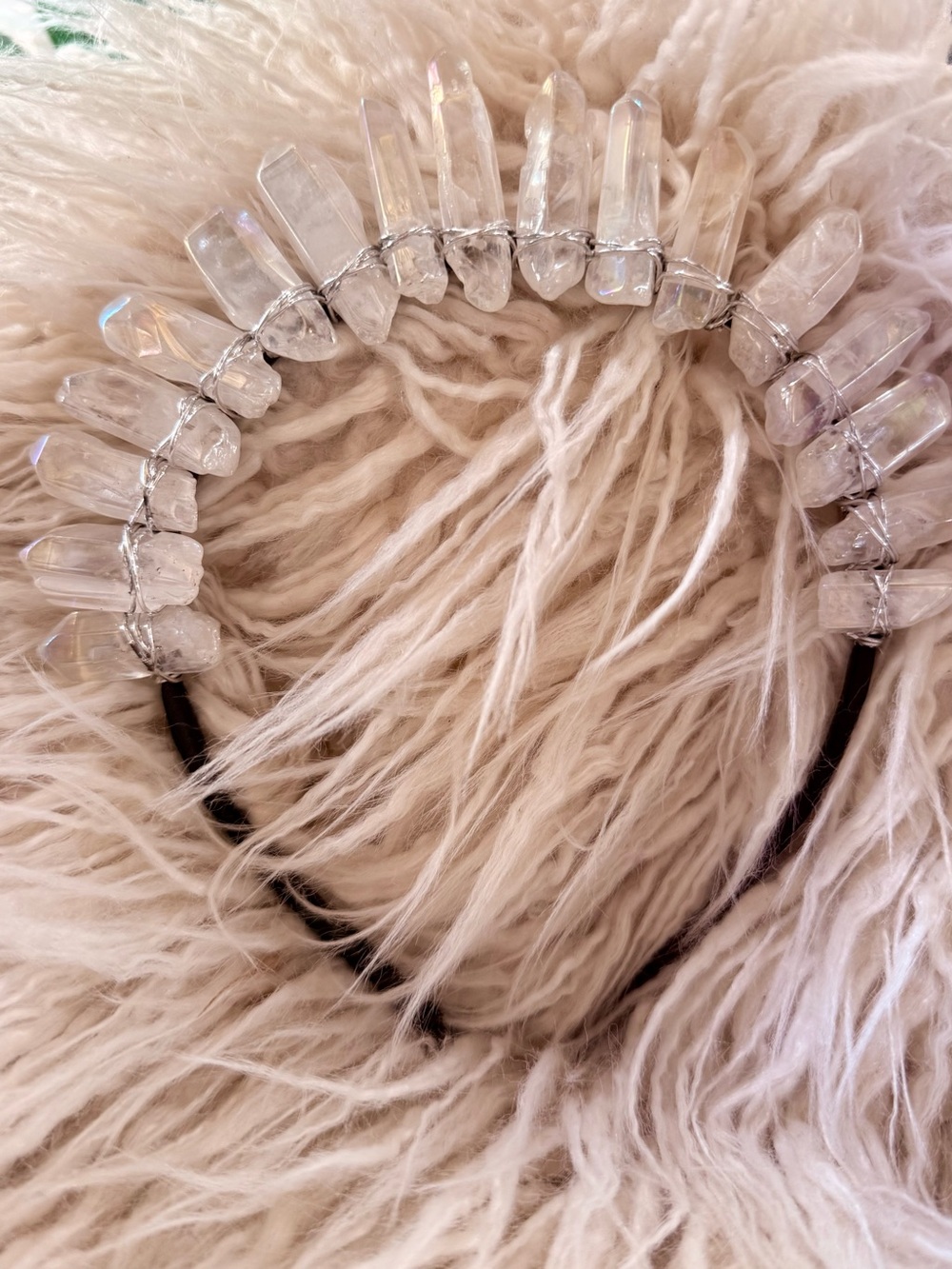 Crystal Headband euphoria festival boho vibe